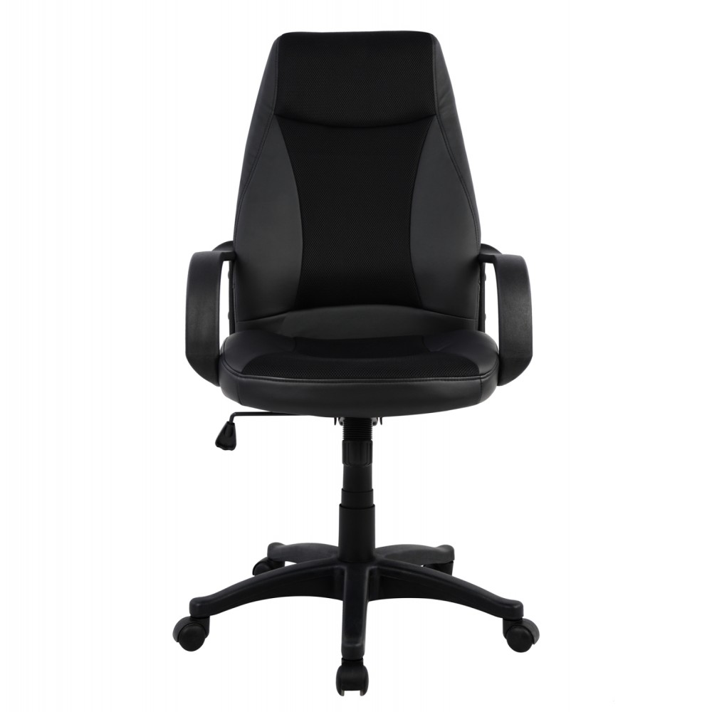 ΚΑΡΕΚΛΑ ΓΡΑΦΕΙΟΥ GAMING SIVIR HM1001.01 ΜΕ  ΜΑΥΡΟ PU 59x 60x115 εκ.