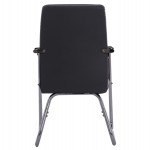 ΠΟΛΥΘΡΟΝΑ DALEY HM1021.01 ΜΕ ΜΠΡΑΤΣΑ ΜΑΥΡΟ PU 56x58x93 εκ.