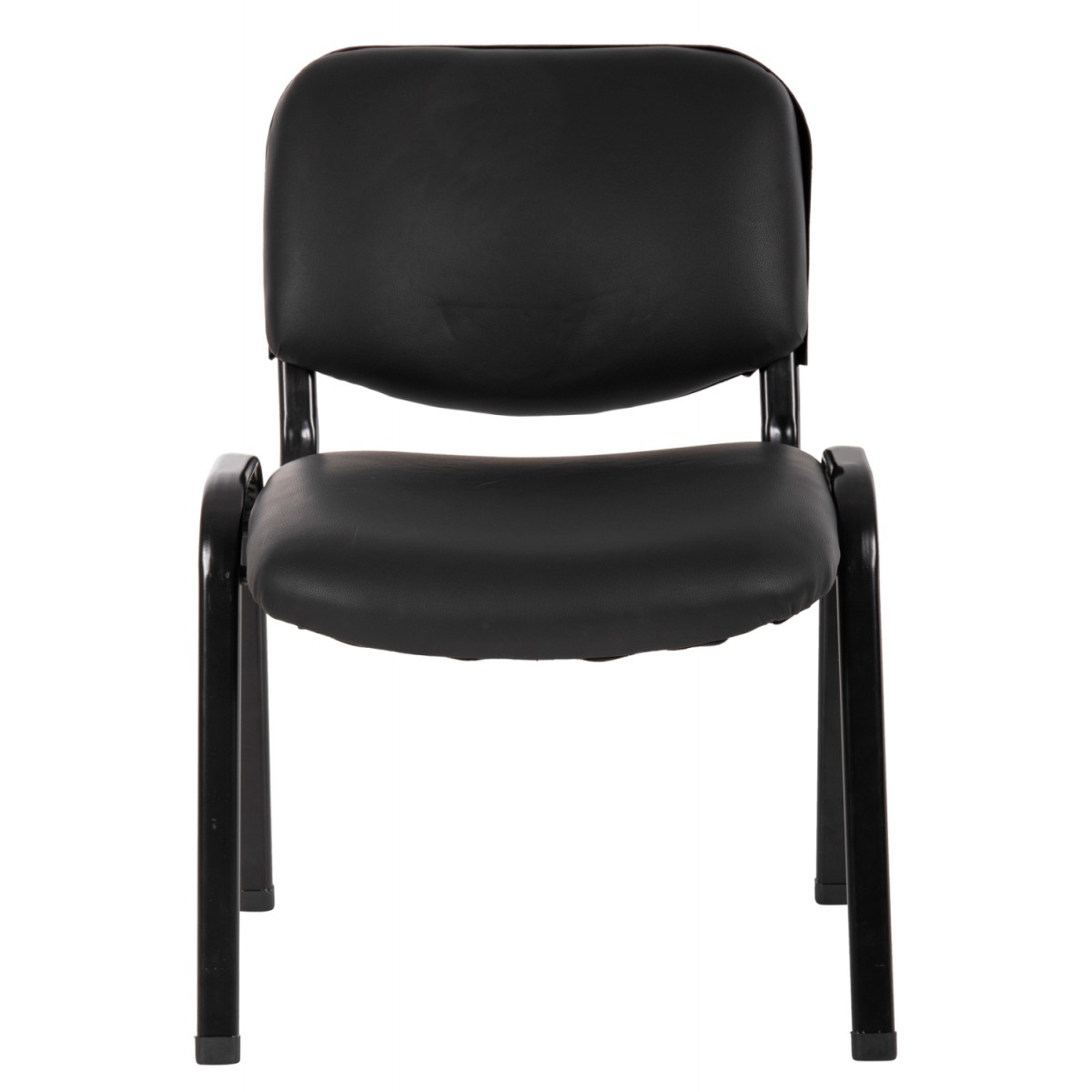 ΚΑΡΕΚΛΑ JANISHA HM1010.01 ΜΕ ΔΕΡΜΑΤΙΝΗ PU ΜΑΥΡΟ 53,5x59x77 εκ.