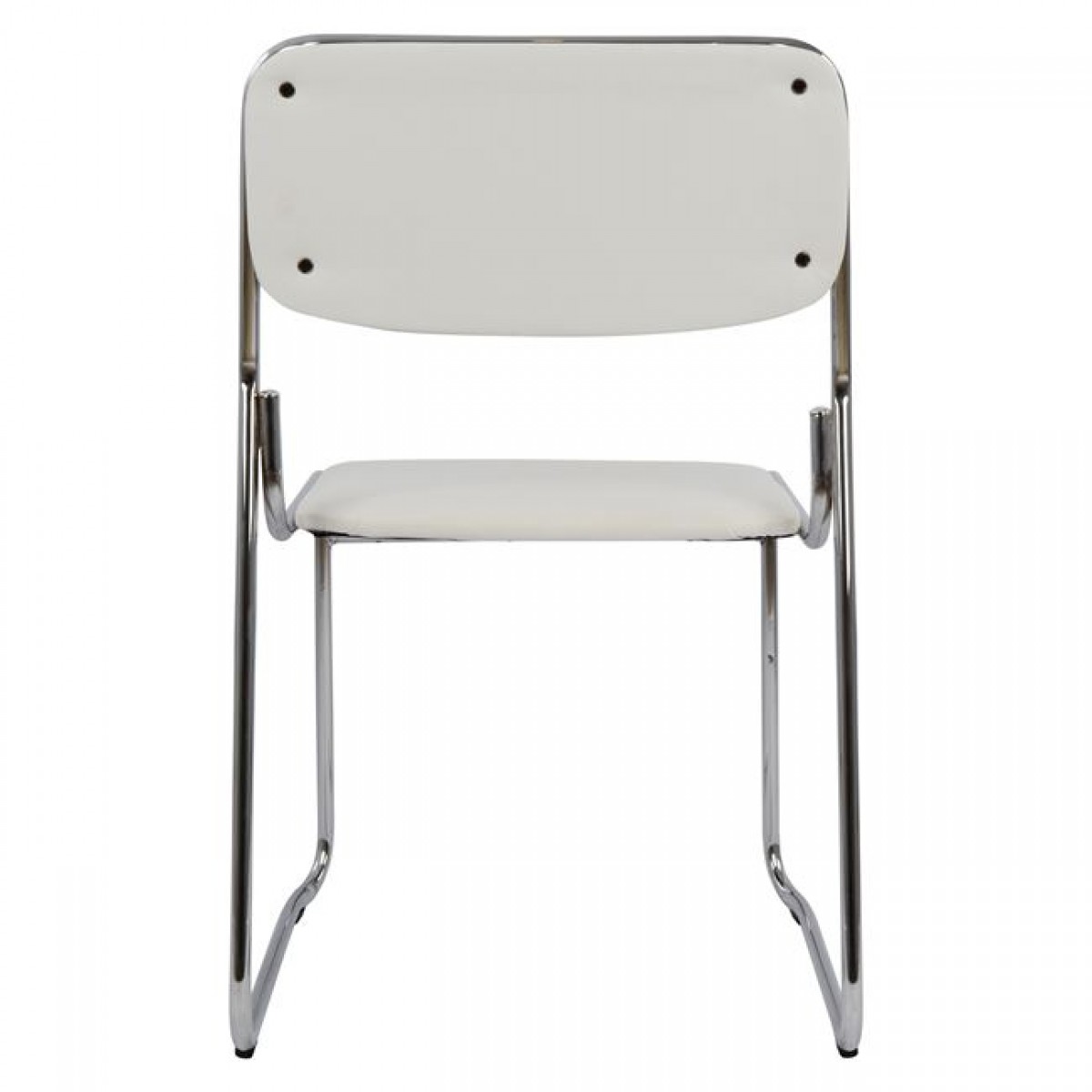 ΚΑΡΕΚΛΑ ΓΡΑΦΕΙΟΥ ΣΥΝΕΡΓΑΣΙΑΣ MABEL HM1019.02 ΣΕ ΧΡΩΜΑ ΛΕΥΚΟ 48,5x51,5x77Yεκ.