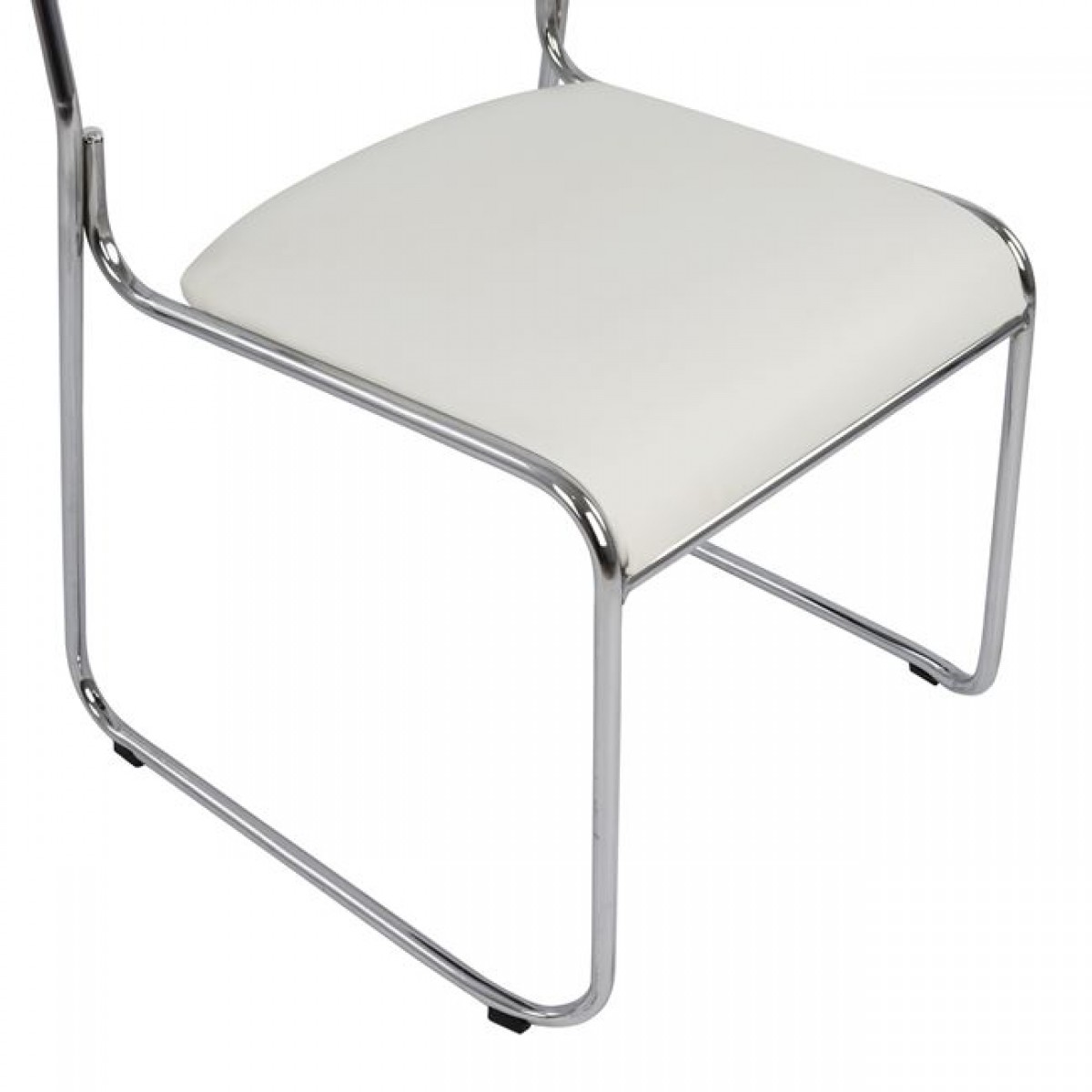 ΚΑΡΕΚΛΑ ΓΡΑΦΕΙΟΥ ΣΥΝΕΡΓΑΣΙΑΣ MABEL HM1019.02 ΣΕ ΧΡΩΜΑ ΛΕΥΚΟ 48,5x51,5x77Yεκ.