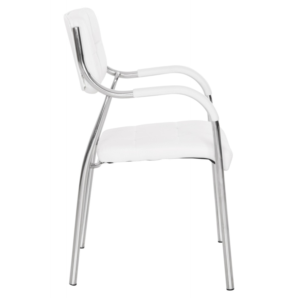 ΚΑΡΕΚΛΑ ΓΡΑΦΕΙΟΥ ΕΠΙΣΚΕΠΤΟΥ OBERON HM1018.02 ΑΣΠΡΟ PU 51x52x88Yεκ.