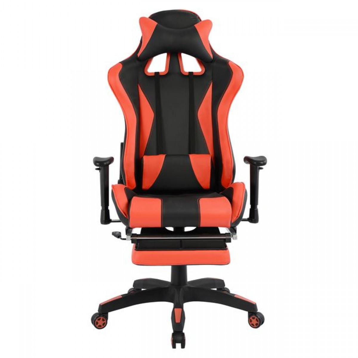 ΚΑΡΕΚΛΑ ΓΡΑΦΕΙΟΥ GAMING HM1063.01 SPEED ΜΑΥΡΟ ΚΟΚΚΙΝΟ & ΥΠΟΠΟΔΙΟ 68 x 71,5 x 134 cm