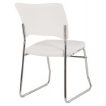 ΚΑΡΕΚΛΑ QUENTI HM1071.02 ΛΕΥΚΗ 52x60x85 εκ.