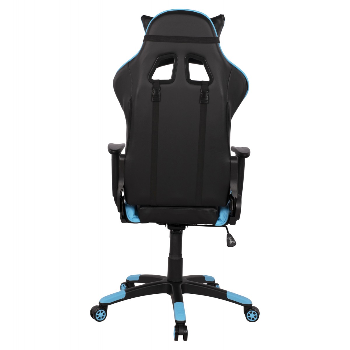 ΠΟΛΥΘΡΟΝΑ GAMING DARIUS HM1072.08 ΜΑΥΡΗ-ΣΙΕΛ 66,5x70x(122-129) cm