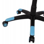 ΠΟΛΥΘΡΟΝΑ GAMING DARIUS HM1072.08 ΜΑΥΡΗ-ΣΙΕΛ 66,5x70x(122-129) cm