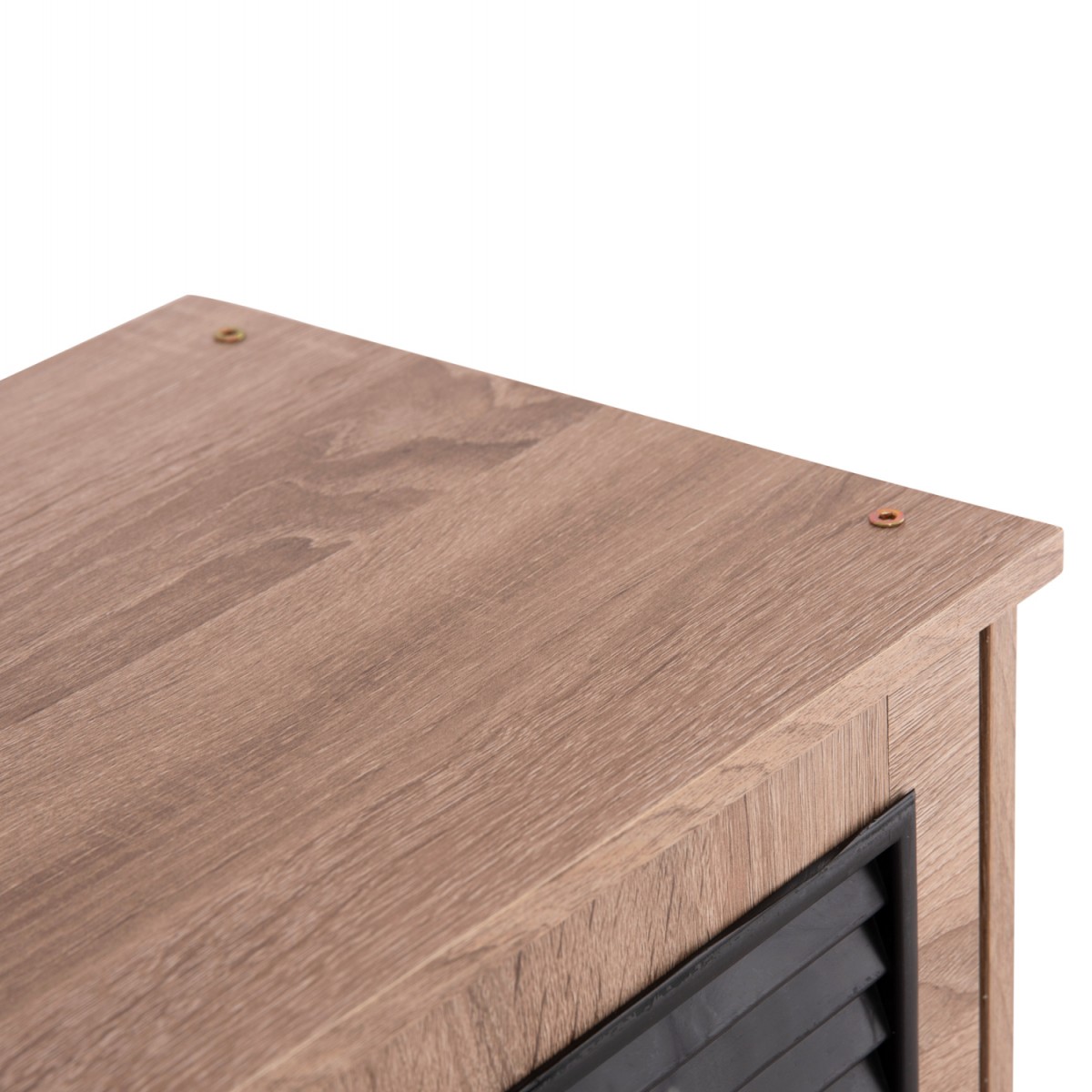 ΠΑΠΟΥΤΣΟΘΗΚΗ ΞΥΛΙΝΗ MCKENNA HM2266.02 ΣΕ ΧΡΩΜΑ SONAMA-ΜΑΥΡΟ 77x30x69Υεκ.