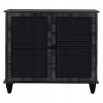 ΠΑΠΟΥΤΣΟΘΗΚΗ ΞΥΛΙΝΗ MCKENNA HM2266.01 ΣΕ ΑΝΘΡΑΚΙ ΧΡΩΜΑ 76,5X30X68,5