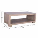 ΤΡΑΠΕΖΙ ΣΑΛΟΝΙΟΥ SALEM HM2217.02 SONAMA OAK 120Χ60Χ42Y εκ.