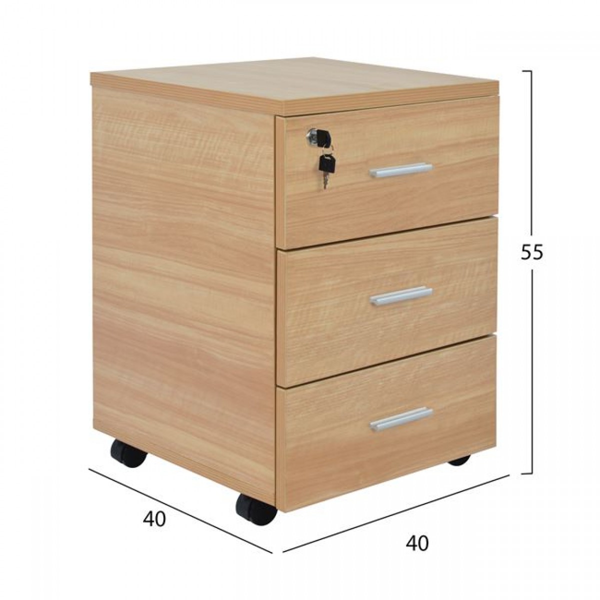 ΣΥΡΤΑΡΙΕΡΑ ΓΡΑΦΕΙΟΥ VANCE ΕΠΑΓΓΕΛΜΑΤΙΚΗ ΟΞΙΑ HM2048.11 40X40X55Υ εκ.