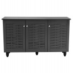 ΠΑΠΟΥΤΣΟΘΗΚΗ-ΝΤΟΥΛΑΠΙ IGGY ΞΥΛΙΝΗ 3ΠΟΡΤΕΣ HM2211.10 ΓΚΡΙ 114Χ34Χ68