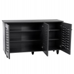 ΠΑΠΟΥΤΣΟΘΗΚΗ-ΝΤΟΥΛΑΠΙ IGGY ΞΥΛΙΝΗ 3ΠΟΡΤΕΣ HM2211.10 ΓΚΡΙ 114Χ34Χ68