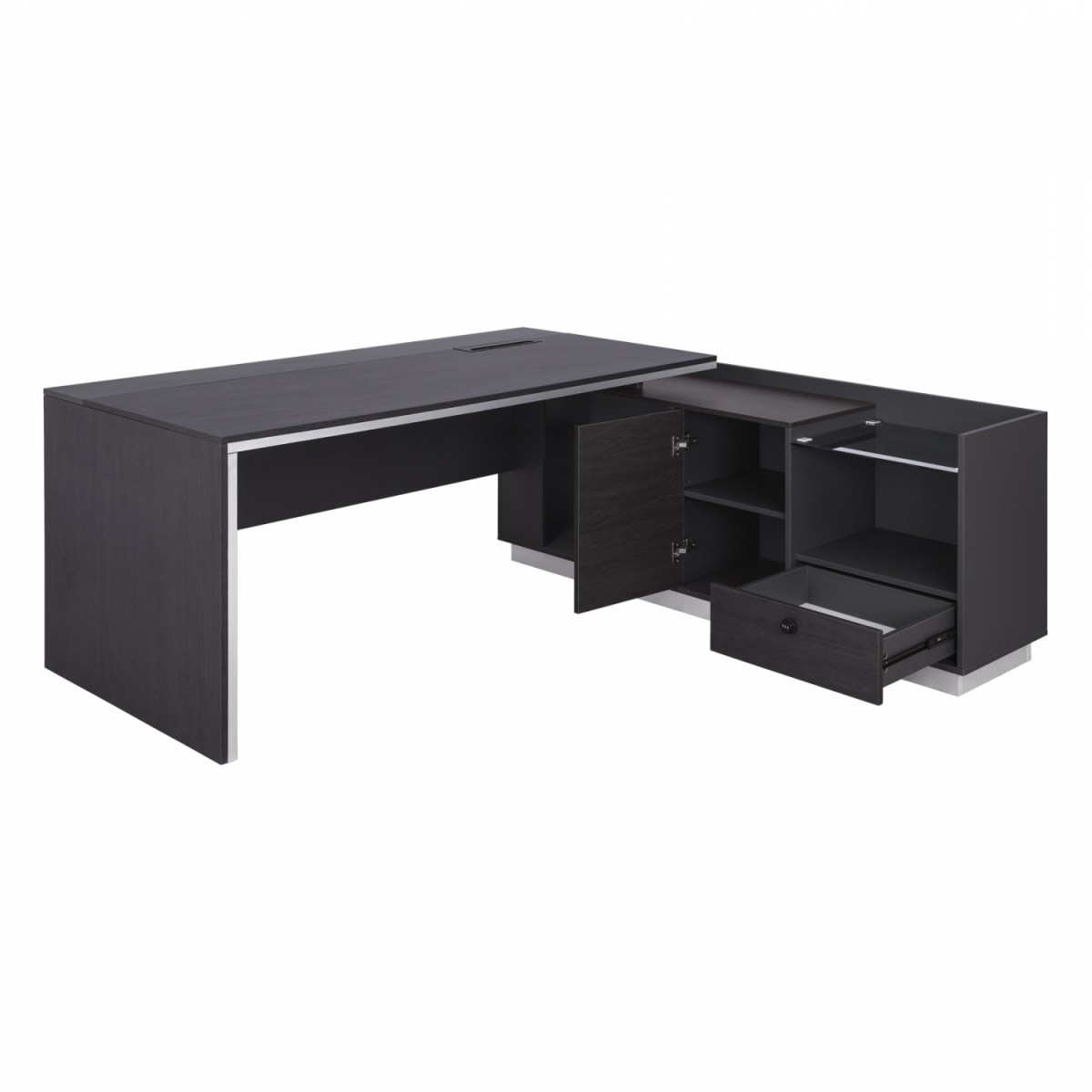 ΓΡΑΦΕΙΟ ΕΠΑΓΓΕΛΜΑΤΙΚΟ ΔΕΞΙΑ ΓΩΝΙΑ ROSEWOOD HM2112R 200X160X76Υ εκ.