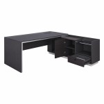 ΓΡΑΦΕΙΟ ΕΠΑΓΓΕΛΜΑΤΙΚΟ ΔΕΞΙΑ ΓΩΝΙΑ ROSEWOOD HM2112R 200X160X76Υ εκ.