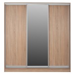 ΝΤΟΥΛΑΠΑ 3ΦΥΛΛΗ ΣΥΡΟΜΕΝΗ ΜΕ ΚΑΘΡΕΠΤΗ SONAMA OAK HM2435  200X60X210Υεκ