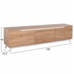 ΕΠΙΠΛΟ ΤΗΛΕΟΡΑΣΗΣ KIMIA HM8902.13 ΜΕΛΑΜΙΝΗ SONAMA-ΛΕΥΚΟ 180Χ35Χ48,5Υεκ.