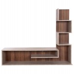 ΣΥΝΘΕΤΟ ΤΗΛΕΟΡΑΣΗΣ EDELIE HM8908.14 ΜΕΛΑΜΙΝΗ ΓΚΡΙ STONE TEXTURE-ΦΥΣΙΚΟ 150x29,5x120Υεκ.