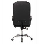 ΚΑΡΕΚΛΑ ΓΡΑΦΕΙΟΥ SEENA HM1190.02 ΜΑΥΡΟ-ΛΕΥΚΟ PU-ΠΤΥΣΣΟΜΕΝΟ ΥΠΟΠΟΔΙΟ 62x65x115Yεκ.