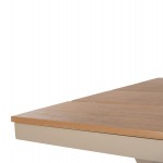 ΤΡΑΠΕΖΙ ΑΛΟΥΜΙΝΙΟΥ ΟΡΘΟΓΩΝΙΟ TAWNEE HM6037.04 ΣΑΜΠΑΝΙ-POLYWOOD ΦΥΣΙΚΟ 150x89,5x73Υ