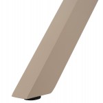 ΤΡΑΠΕΖΙ ΑΛΟΥΜΙΝΙΟΥ ΟΡΘΟΓΩΝΙΟ TAWNEE HM6037.04 ΣΑΜΠΑΝΙ-POLYWOOD ΦΥΣΙΚΟ 150x89,5x73Υ