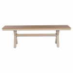 ΠΑΓΚΑΚΙ ΑΛΟΥΜΙΝΙΟΥ TAWNEE HM6038.04 ΣΑΜΠΑΝΙ-POLYWOOD ΚΑΘΙΣΜΑ ΦΥΣΙΚΟ 150x36x45Υεκ.