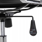 ΚΑΡΕΚΛΑ ΓΡΑΦΕΙΟΥ HM1059.31 ΜΑΥΡΟ PU BOSS ΔΙΕΥΘΥΝΤΟΥ ΠΟΔΙ ΧΡΩΜΙΟΥ 53x57x109Υεκ.