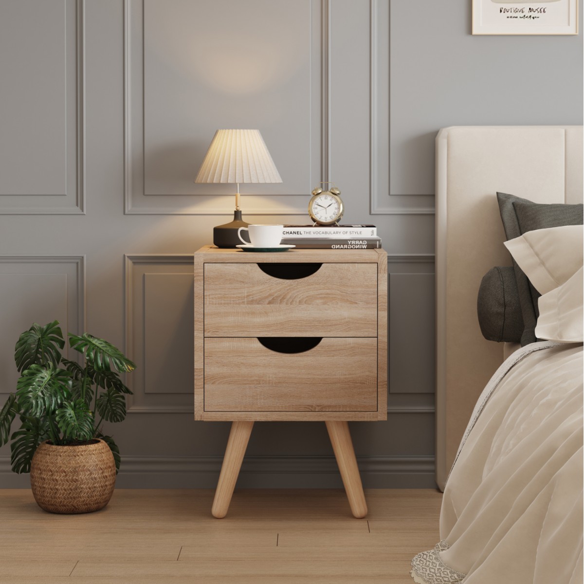 ΚΟΜΟΔΙΝΟ DINKL HM2472.01 ΜΕΛΑΜΙΝΗ-2 ΣΥΡΤΑΡΙΑ- ΣΟΝΑΜΑ 29,7x29,7x45Υεκ