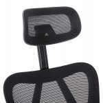 ΚΑΡΕΚΛΑ ΓΡΑΦΕΙΟΥ MEXER HM1195.01 ΜΑΥΡΟ MESH-ΜΕΤΑΛ.ΒΑΣΗ 68x70x136Υεκ.