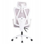 ΚΑΡΕΚΛΑ ΓΡΑΦΕΙΟΥ MEXER HM1195.02 ΓΚΡΙ MESH-ΜΕΤΑΛ.ΒΑΣΗ-ΣΚΕΛΕΤΟΣ ΛΕΥΚΟΣ 68x70x136Υεκ.