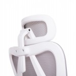 ΚΑΡΕΚΛΑ ΓΡΑΦΕΙΟΥ MEXER HM1195.02 ΓΚΡΙ MESH-ΜΕΤΑΛ.ΒΑΣΗ-ΣΚΕΛΕΤΟΣ ΛΕΥΚΟΣ 68x70x136Υεκ.