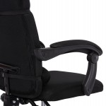 ΚΑΡΕΚΛΑ ΓΡΑΦΕΙΟΥ CRONER HM1196.01 ΜΑΥΡΟ MESH-ΜΕΤΑΛ.ΒΑΣΗ 58x99x120Υεκ.