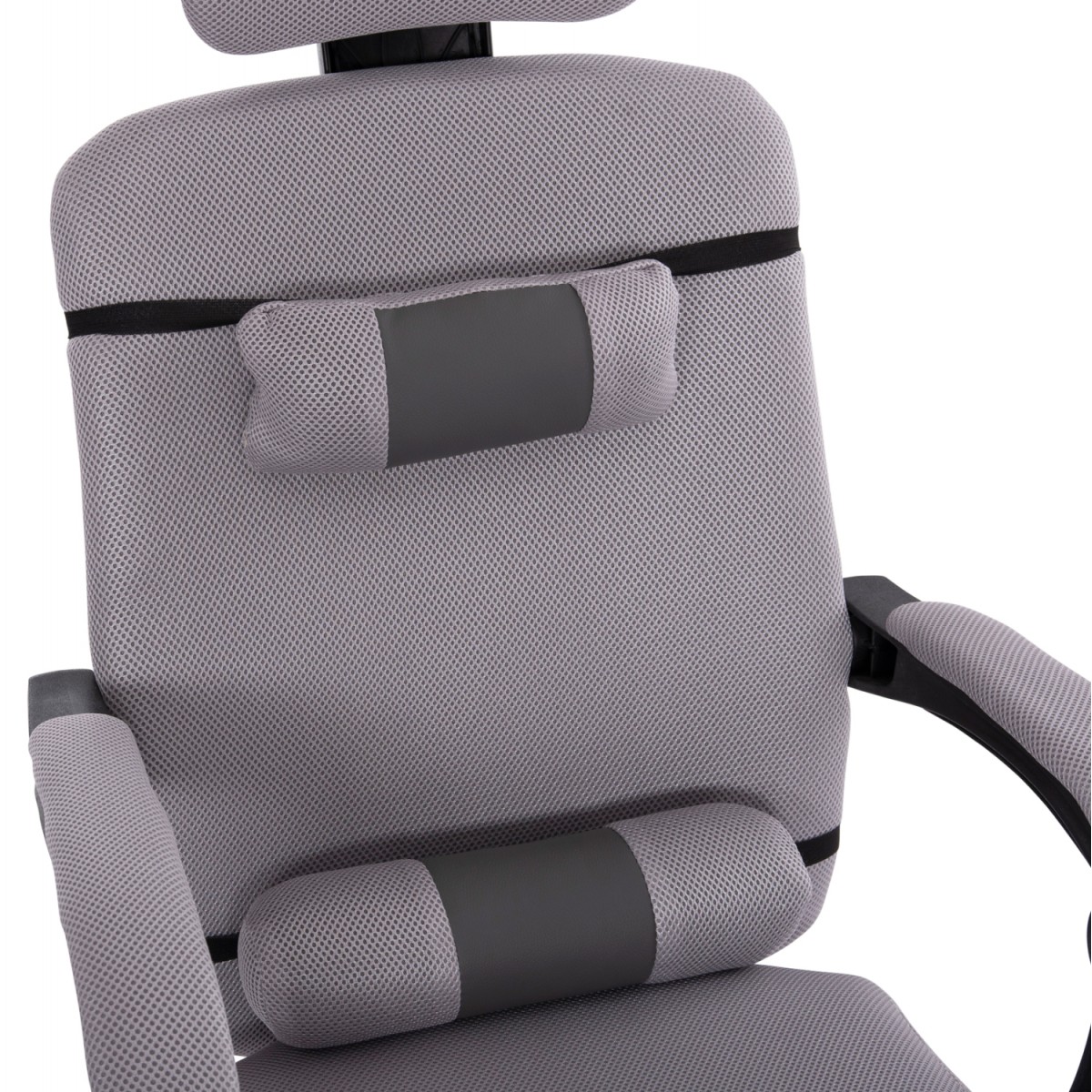 ΚΑΡΕΚΛΑ ΓΡΑΦΕΙΟΥ CRONER HM1196.02 ΓΚΡΙ MESH-ΜΕΤΑΛ.ΒΑΣΗ 58x67x124Υεκ.