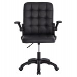 ΚΑΡΕΚΛΑ ΓΡΑΦΕΙΟΥ PORTIMA HM1197.01 ΜΑΥΡΟ PVC-ΣΚΕΛΕΤΟΣ & ΒΑΣΗ 69x57x97Υεκ.