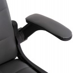 ΚΑΡΕΚΛΑ ΓΡΑΦΕΙΟΥ PORTIMA HM1197.03 ΓΚΡΙ PVC-ΜΑΥΡΟΣ ΣΚΕΛΕΤΟΣ & ΒΑΣΗ 66.5x60x97Υεκ