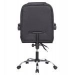 ΚΑΡΕΚΛΑ ΓΡΑΦΕΙΟΥ LAGOM HM1198 ΜΑΥΡO PVC-ΜΕΤΑΛ.ΒΑΣΗ-ΜΑΥΡΟΣ ΣΚΕΛΕΤΟΣ 60x70x104Υεκ