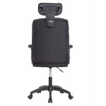 ΚΑΡΕΚΛΑ ΓΡΑΦΕΙΟΥ NIMBLE HM1199.11 ΜΑΥΡΟ ΥΦΑΣΜΑ-ΜΑΥΡΟΣ ΣΚΕΛΕΤΟΣ & ΒΑΣΗ 59x64x122Υεκ