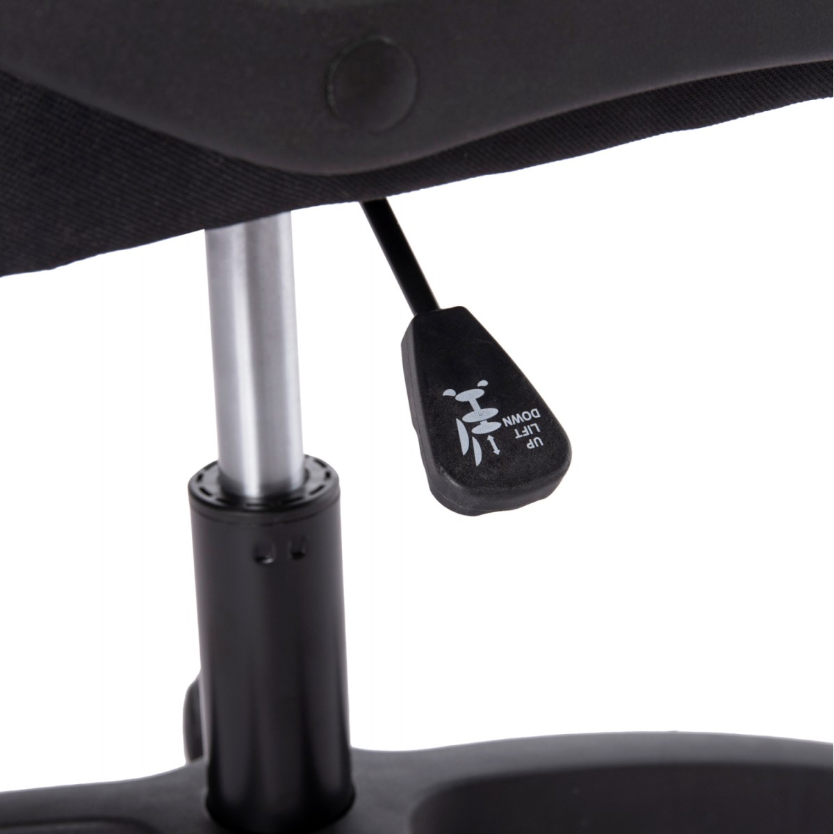 ΚΑΡΕΚΛΑ ΓΡΑΦΕΙΟΥ NIMBLE HM1199.11 ΜΑΥΡΟ ΥΦΑΣΜΑ-ΜΑΥΡΟΣ ΣΚΕΛΕΤΟΣ & ΒΑΣΗ 59x64x122Υεκ