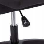 ΚΑΡΕΚΛΑ ΓΡΑΦΕΙΟΥ NIMBLE HM1199.11 ΜΑΥΡΟ ΥΦΑΣΜΑ-ΜΑΥΡΟΣ ΣΚΕΛΕΤΟΣ & ΒΑΣΗ 59x64x122Υεκ