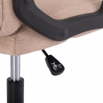 ΚΑΡΕΚΛΑ ΓΡΑΦΕΙΟΥ NIMBLE HM1199.13 ΜΠΕΖ ΥΦΑΣΜΑ-ΜΑΥΡΟΣ ΣΚΕΛΕΤΟΣ&ΒΑΣΗ 59x64x122Υεκ