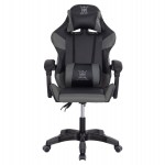 ΠΟΛΥΘΡΟΝΑ GAMING DARREN HM1203.10 ΜΑΥΡΟ-ΓΚΡΙ PVC 60x60x120Υεκ.