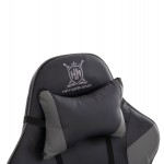 ΠΟΛΥΘΡΟΝΑ GAMING DARREN HM1203.10 ΜΑΥΡΟ-ΓΚΡΙ PVC 60x60x120Υεκ.