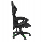 ΠΟΛΥΘΡΟΝΑ GAMING LOOT HM1204 ΜΑΥΡΟ-ΠΡΑΣΙΝΟ PVC 60x60x120Υεκ.