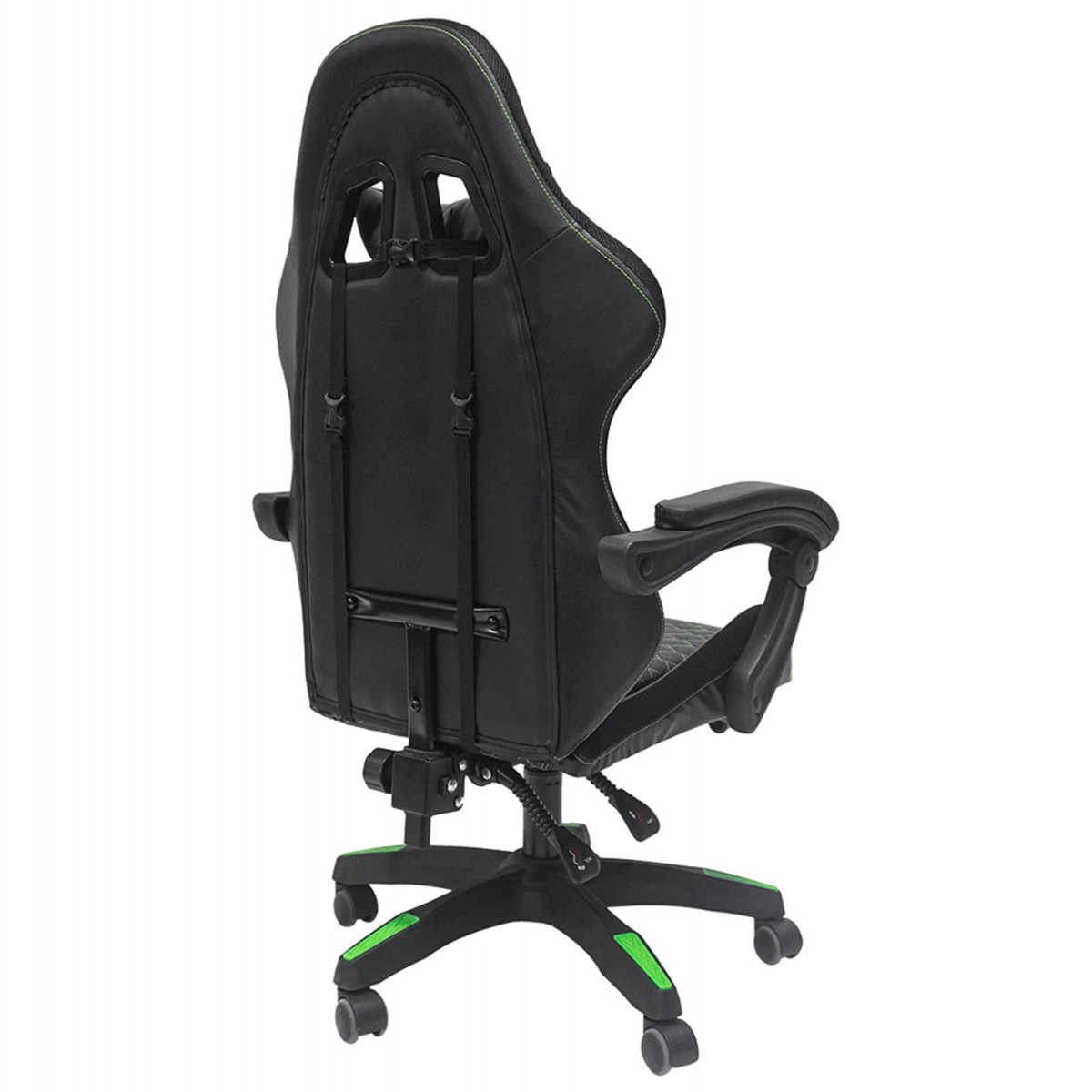 ΠΟΛΥΘΡΟΝΑ GAMING LOOT HM1204 ΜΑΥΡΟ-ΠΡΑΣΙΝΟ PVC 60x60x120Υεκ.