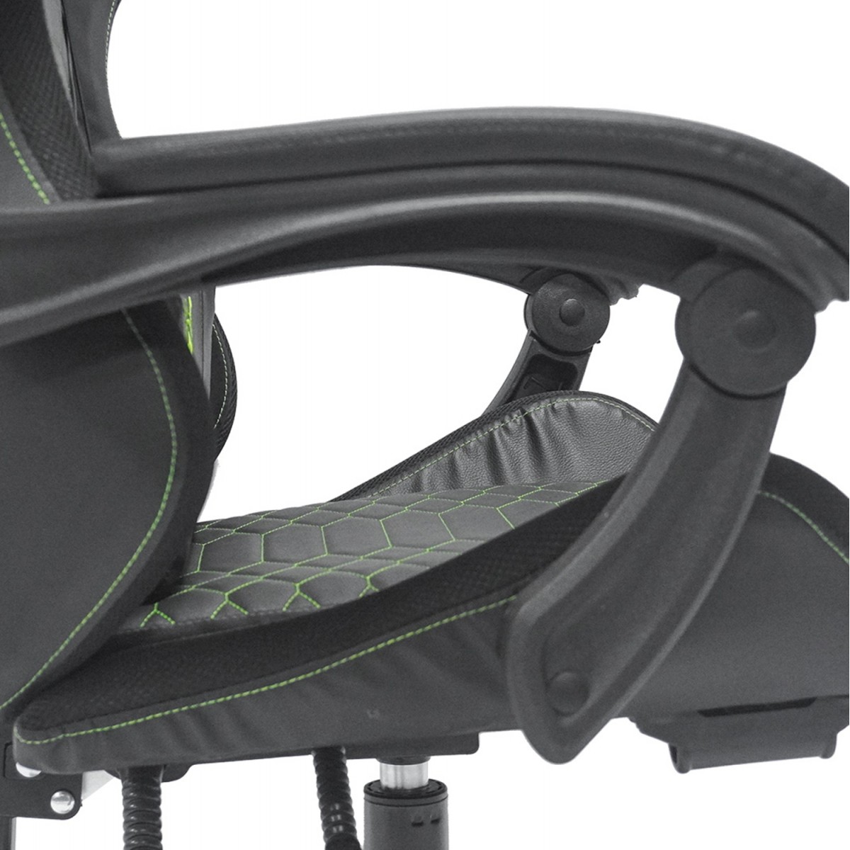 ΠΟΛΥΘΡΟΝΑ GAMING LOOT HM1204 ΜΑΥΡΟ-ΠΡΑΣΙΝΟ PVC 60x60x120Υεκ.