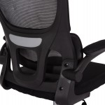 ΚΑΡΕΚΛΑ ΓΡΑΦΕΙΟΥ BASTON HM18236.01 ΜΑΥΡΟ MESH & PP ΣΚΕΛΕΤΟΣ 64x60x117-127Υεκ.