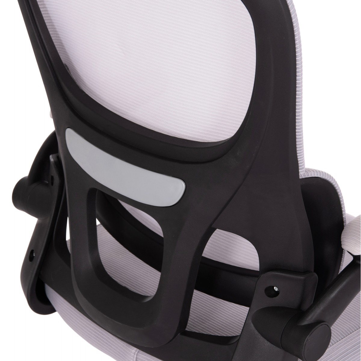 ΚΑΡΕΚΛΑ ΓΡΑΦΕΙΟΥ BASTON HM18236.02 ΓΚΡΙ MESH & ΜΑΥΡΟ PP ΣΚΕΛΕΤΟΣ 64x60x127Υεκ.