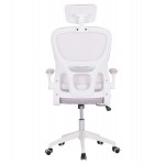 ΚΑΡΕΚΛΑ ΓΡΑΦΕΙΟΥ BASTON HM18236.03 ΓΚΡΙ MESH & ΛΕΥΚΟΣ PP ΣΚΕΛΕΤΟΣ 64x60x127Υεκ.