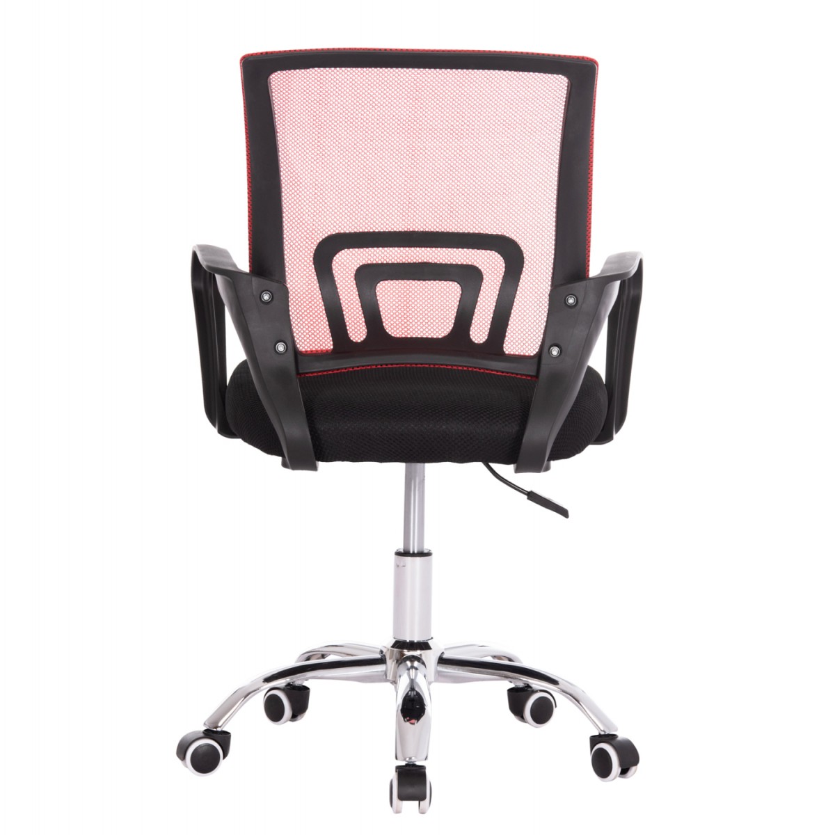 ΚΑΡΕΚΛΑ ΓΡΑΦΕΙΟΥ BRISTONE HM1058.37 ΠΟΔΙ ΧΡΩΜΙΟΥ-ΚΟΚΚΙΝΗ 59x53x80-90Υεκ.