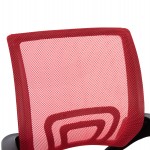 ΚΑΡΕΚΛΑ ΓΡΑΦΕΙΟΥ BRISTONE HM1058.37 ΠΟΔΙ ΧΡΩΜΙΟΥ-ΚΟΚΚΙΝΗ 59x53x80-90Υεκ.