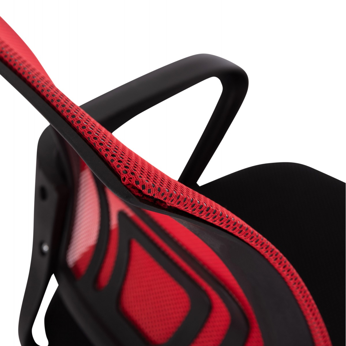 ΚΑΡΕΚΛΑ ΓΡΑΦΕΙΟΥ BRISTONE HM1058.37 ΠΟΔΙ ΧΡΩΜΙΟΥ-ΚΟΚΚΙΝΗ 59x53x80-90Υεκ.